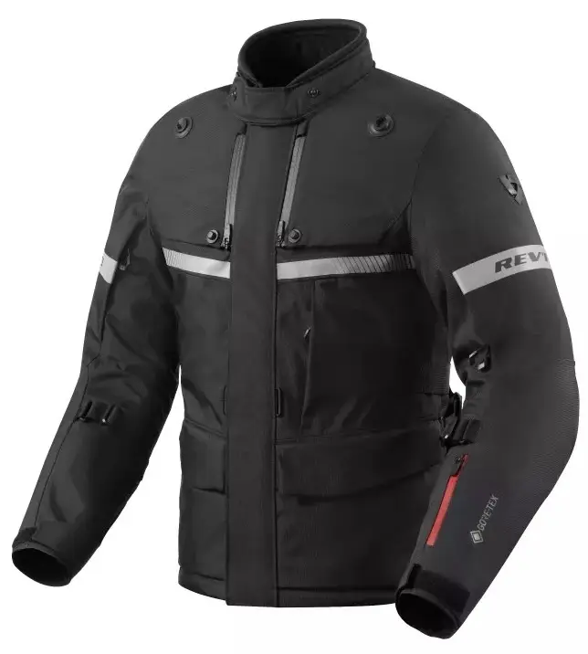Bunda na motorku Revit Poseidon 3 GTX černá Bezpečná Platba