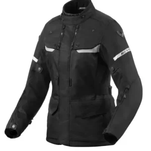 Dámská bunda na motorku Revit Outback 4 H2O černá Finální Výprodej