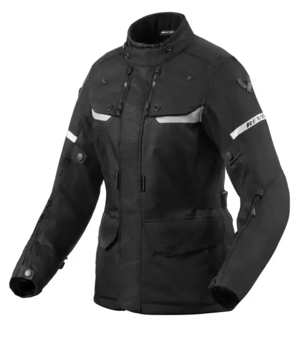 Dámská bunda na motorku Revit Outback 4 H2O černá Finální Výprodej