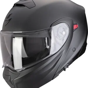 Akční Cena Výklopná přilba na motorku Scorpion EXO-930 EVO Solid černá matná