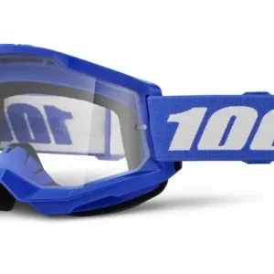 Vrácení Zdarma Motokrosové brýle 100% STRATA 2 New modré (čiré plexi)