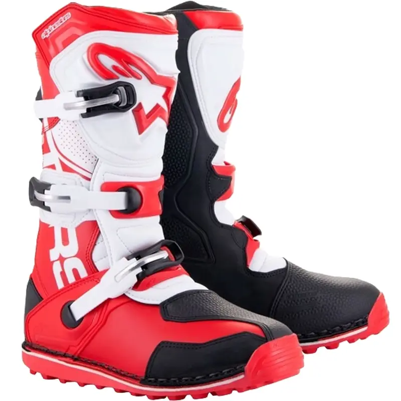 Horká Nabídka Boty na motorku Alpinestars Tech Trial bílo-červeno-černé