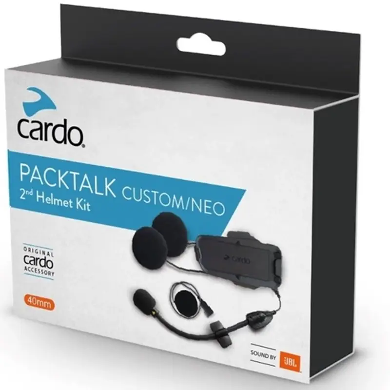 Značkový Bluetooth intercom CARDO PACKTALK NEO/CUSTOM audio sada JBL