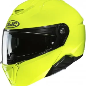 Nejprodávanější Výklopná přilba na motorku HJC i91 Solid fluo zelená