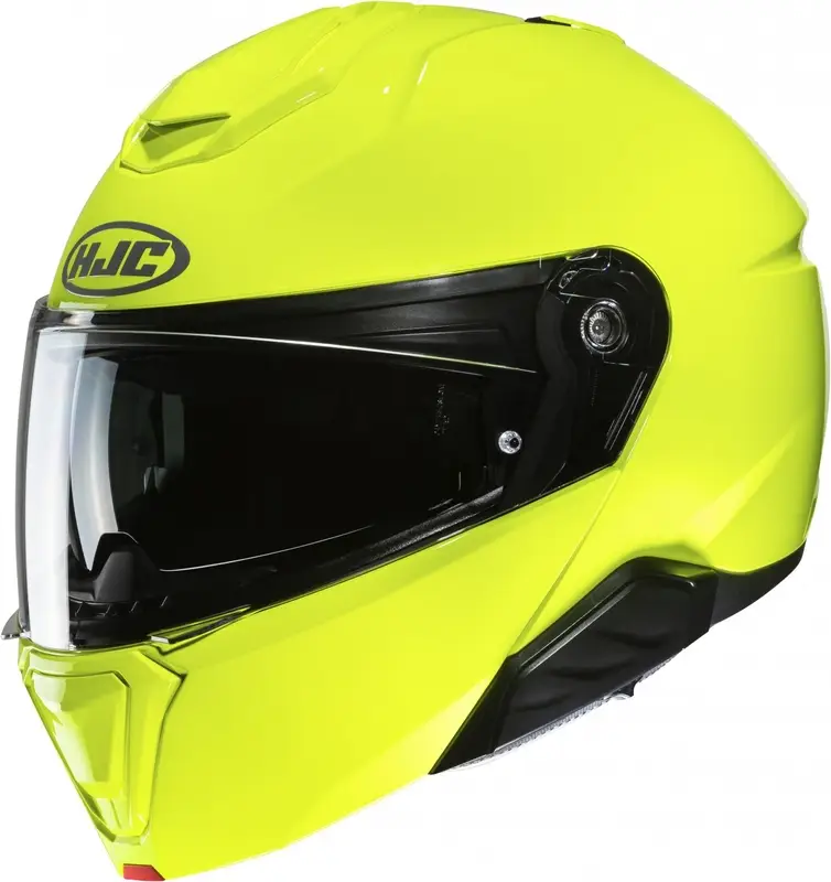 Nejprodávanější Výklopná přilba na motorku HJC i91 Solid fluo zelená