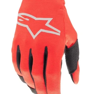 Motokrosové rukavice Alpinestars Radar černo-stříbrné Vysoce Kvalitní
