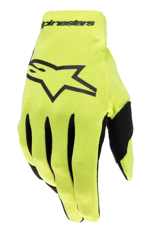 Motokrosové rukavice Alpinestars Radar fluo žluto-černé Nejlepší Cena