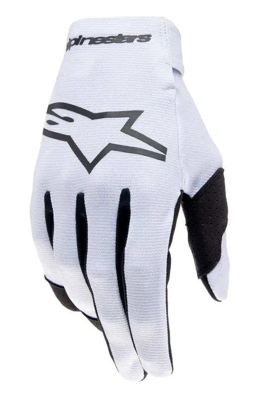 Motokrosové rukavice Alpinestars Radar světle šedo-černé Aktuální
