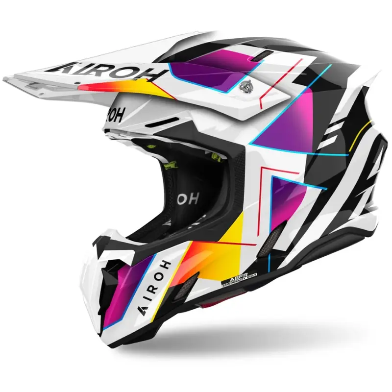 Motokrosová helma Airoh Twist 3 Rainbow lesklá Tovární Cena