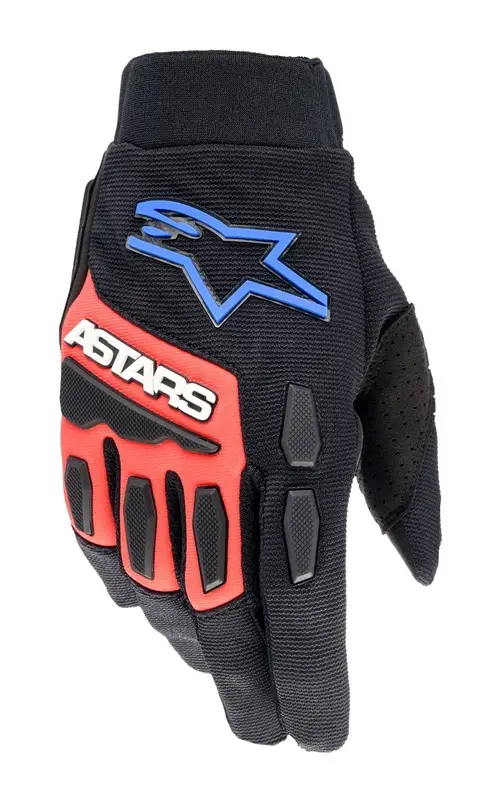 Motokrosové rukavice Alpinestars Full Bore XT černo-červeno-modro-bílé Nejprodávanější