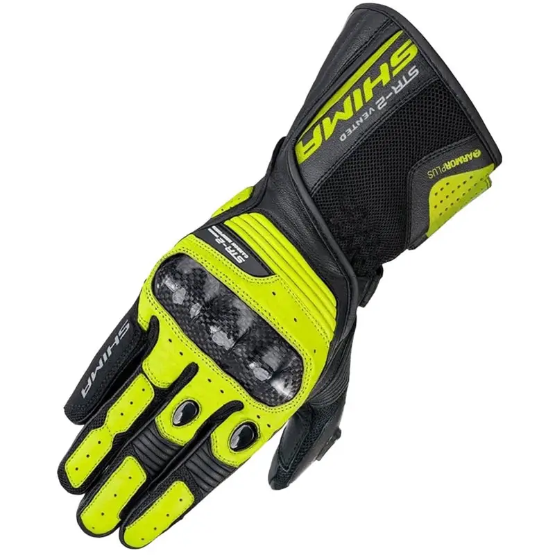 Rukavice na motorku Shima STR-2 Vent fluo žluté Speciální Cena