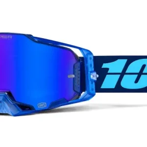 Motokrosové brýle 100% - USA ARMEGA COUPE - Hiper modré plexi Akční Nabídka