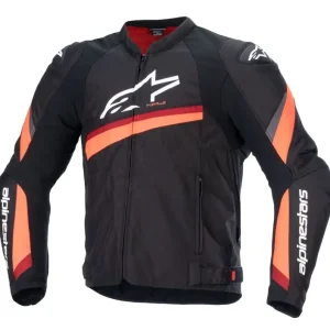 Tovární Cena Bunda na motorku Alpinestars T-GP PLUS R 4 černo-fluo červená