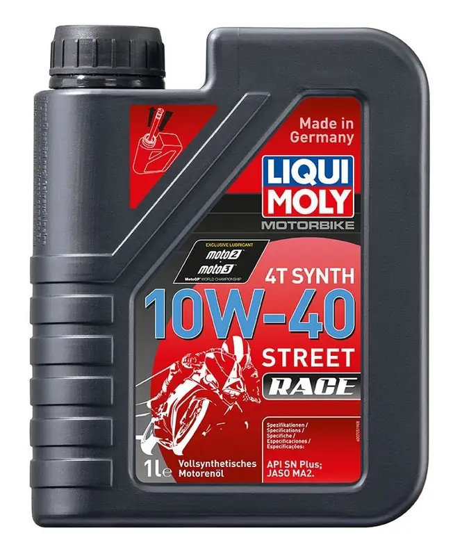 Expresní Doručení Syntetický motorový olej LIQUI MOLY Motorbike 4T 10W40 Street race 1 l
