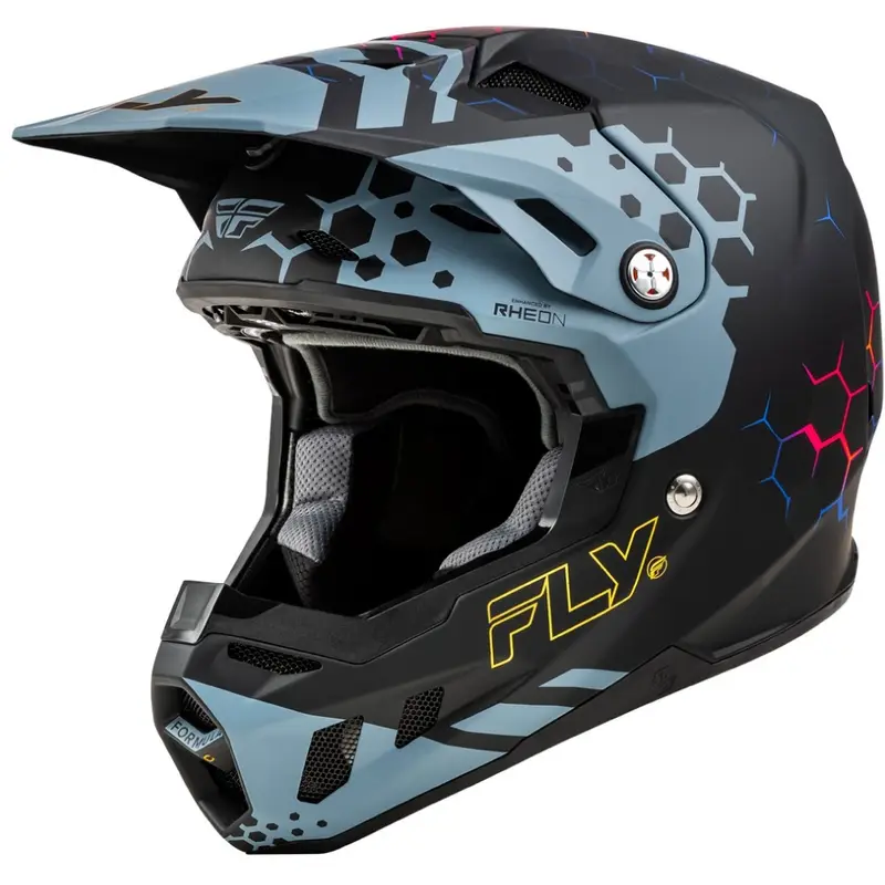 Aktuální Motokrosová přilba FLY Racing Formula CC Tektonic černo-šedá