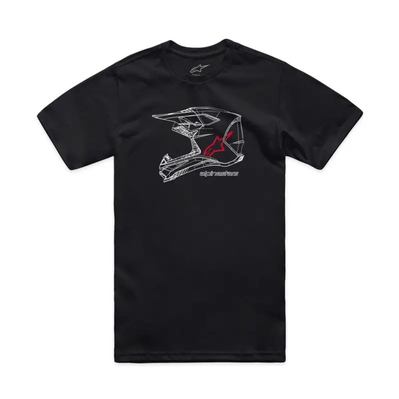 Aktuální triko MX HELMET CSF, ALPINESTARS (černá)