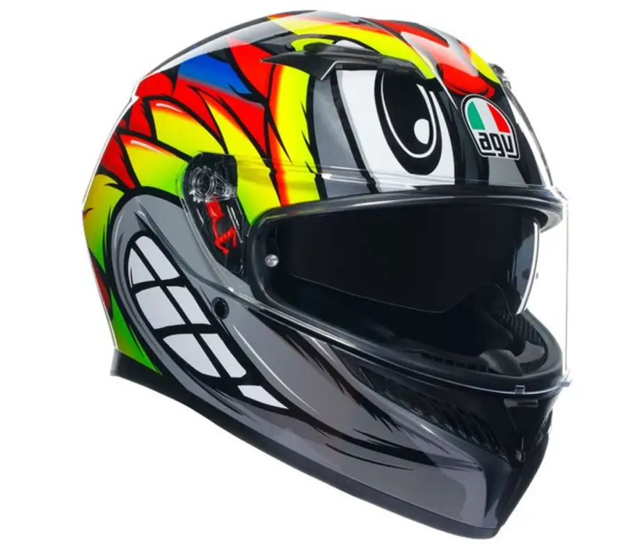 AGV integrální přilba K3 MPLK BIRDY grey/yellow/red Odeslání Ihned