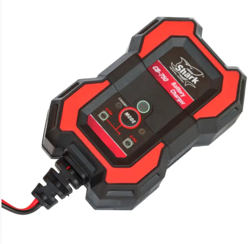 Shark CB-750 nabíječka všech typů 12V a 6V baterií Autentický