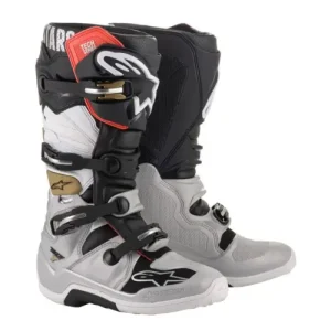 Výhodná Nabídka ALPINESTARS boty TECH 7 (černá/stříbrná/bílá/zlatá)