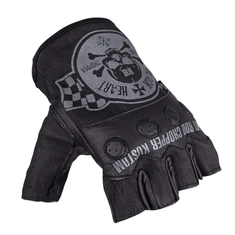 Rychlé Dodání W-TEC rukavice na chopper Black Heart Wipplar - černá