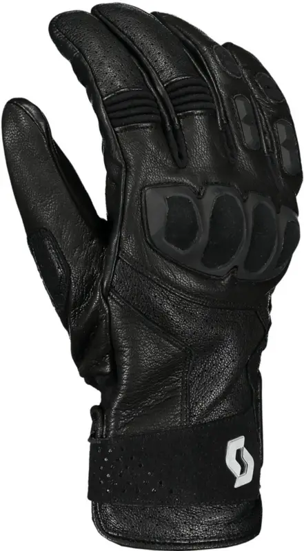 Nová Kolekce SCOTT Pánské kožené moto rukavice Sport ADV black
