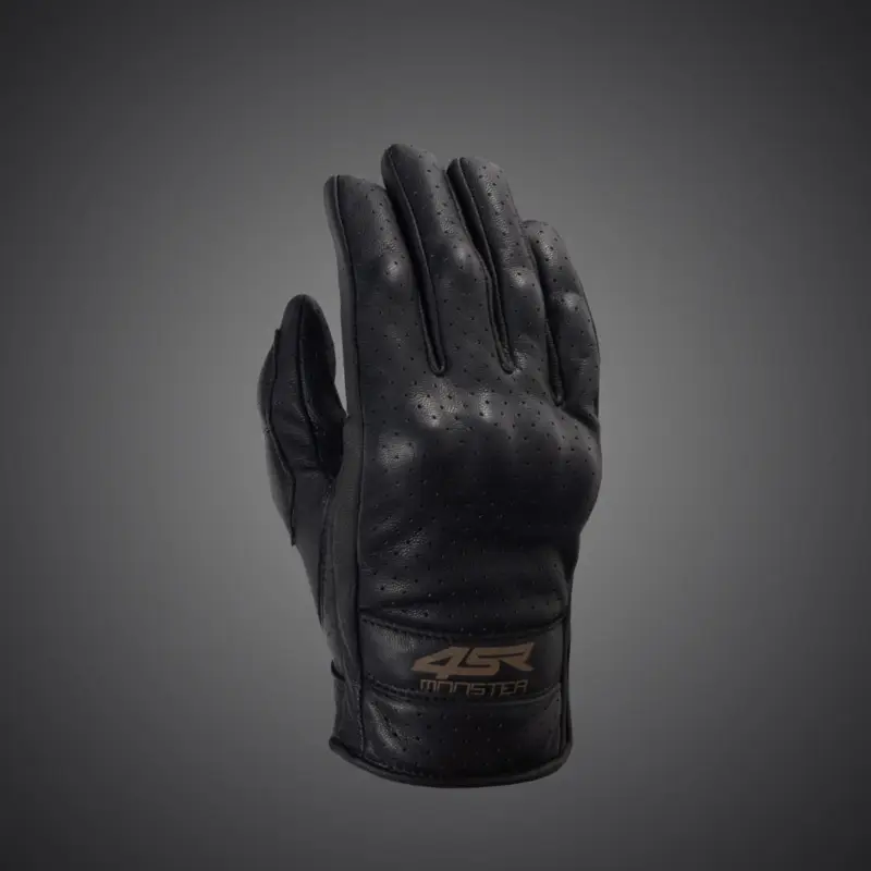 Koupit Online 4SR Pánské kožené moto rukavice Monster black