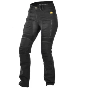 Výprodej TRILOBITE dámské kalhoty 661 PARADO SLIM FIT černé prodloužené