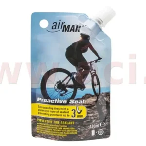 Značkový AIRMAN těsnící hmota pro jízdní kola, elektrokola, koloběžky (prevence proti defektu) Proactive Seal (120 ml)