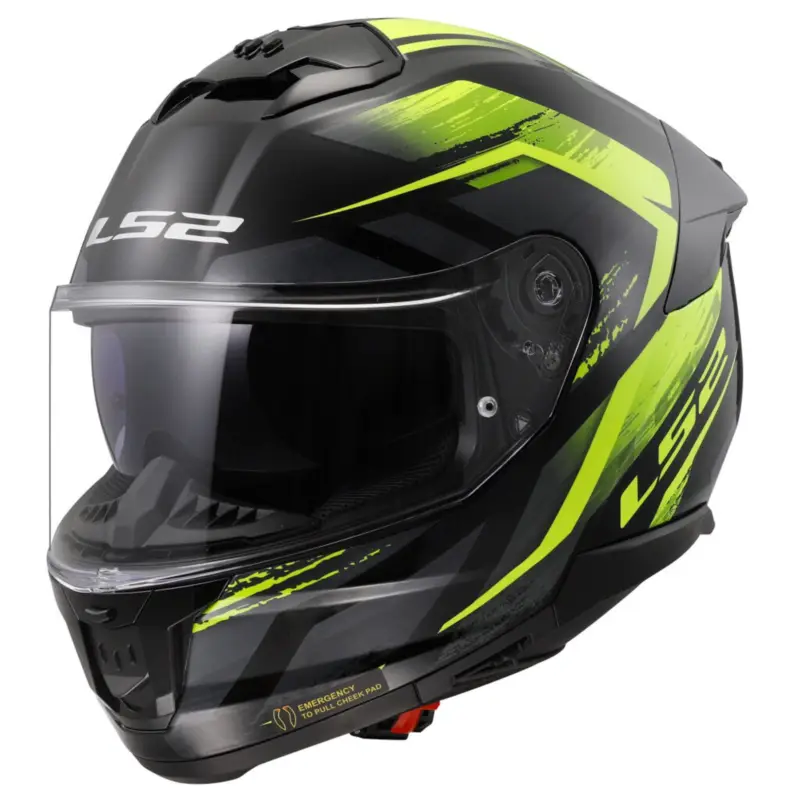 Cenová Bomba Integrální helma LS2 FF808 STREAM II FURY BLACK H-V YELLOW-06