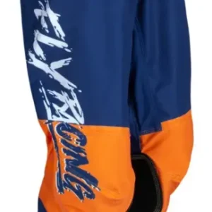 kalhoty KINETIC KHAOS, FLY RACING - USA 2023 dětské (bílá/modrá/oranžová) Autentický