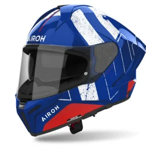 Must-Have Přilba AIROH MATRYX Scope (modro-červená)