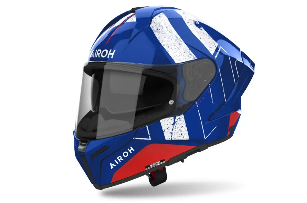 Must-Have Přilba AIROH MATRYX Scope (modro-červená)