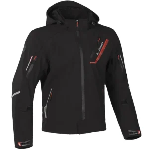Hit Sezóny MBW Pánská softshell moto bunda s kapucí DENVER černá