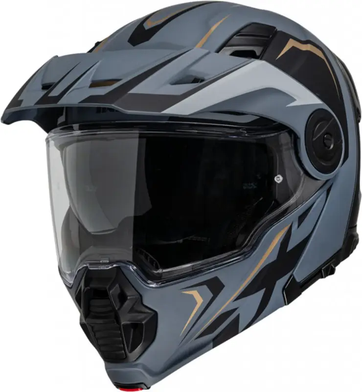 Aktuální Výklopná enduro helma iXS VENTURE 1.0 MIPS X1-021205 matná černo-zlatá S