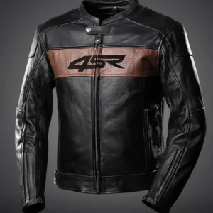 Koupit Online 4SR Pánská kožená moto bunda Hooligan Brown