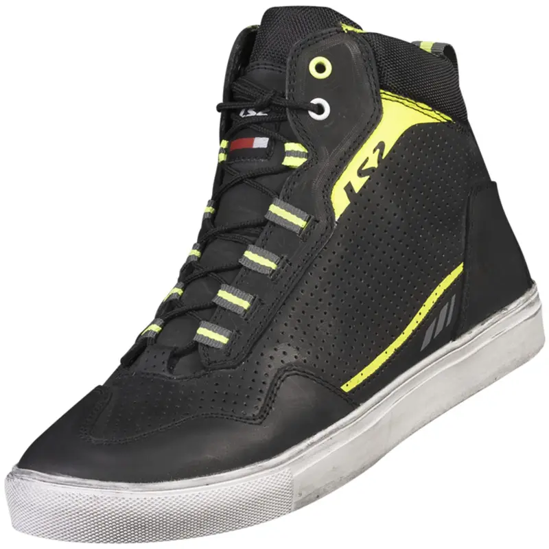 LS2 moto boty Zoe Man Boots black/fluo yellow Nejprodávanější