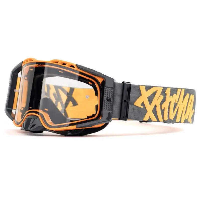 Akční Nabídka PITCHA Motokrosové brýle FURIOUS orange grey - clear