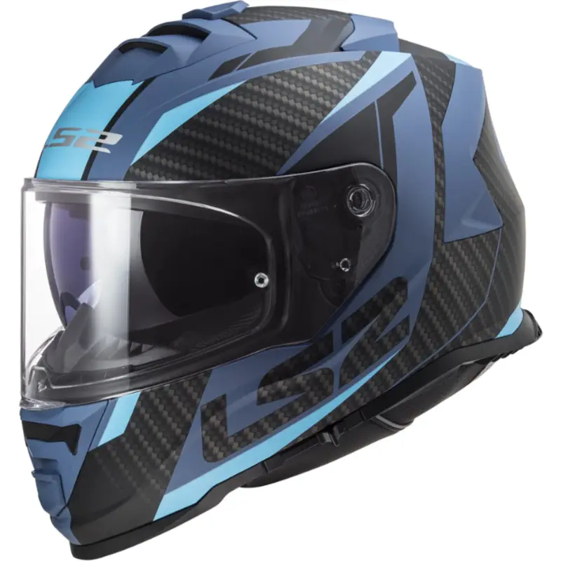 LS2 Integrální moto přilba FF800 STORM II RACER MATT BLUE Levný