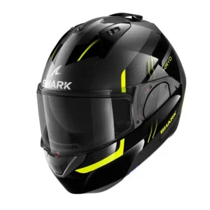 Akční Cena SHARK Překlopná moto přilba EVO-ES KRYD black/yellow