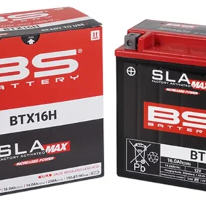 Továrně aktivovaná motocyklová baterie BS-BATTERY BTX16H (FA) SLA MAX Jen Po Omezenou Doba