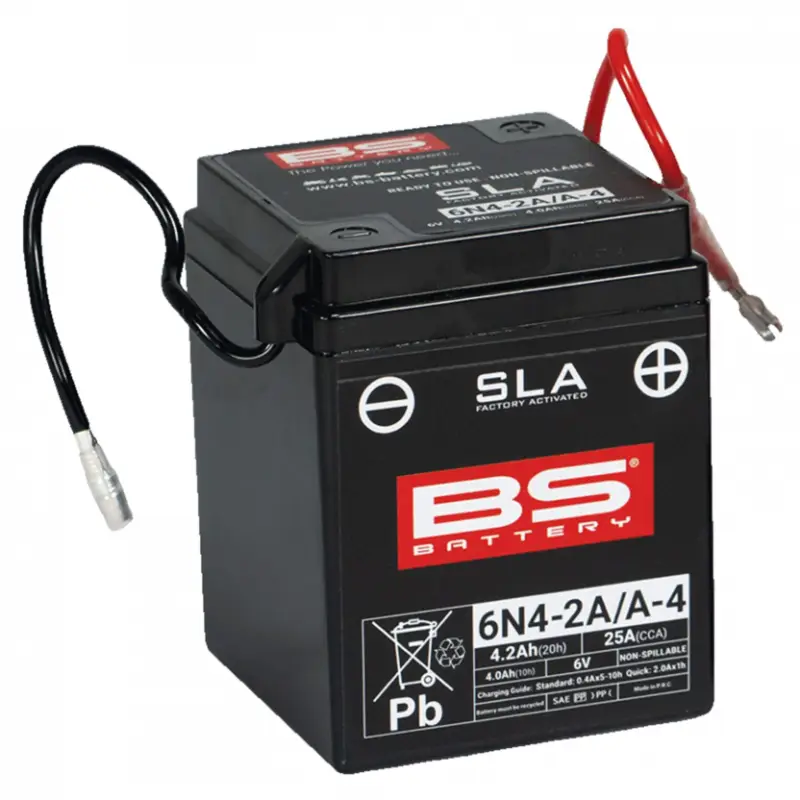 Koupit Online Továrně aktivovaná motocyklová baterie BS-BATTERY 6N4-2A/A-4 (FA) SLA
