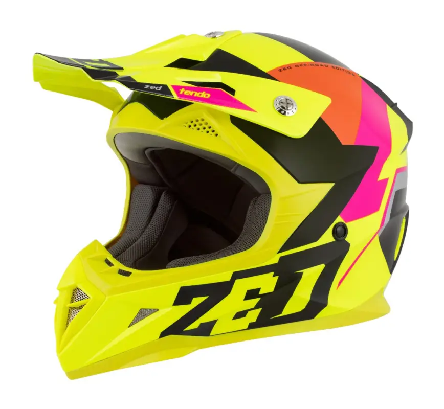 přilba X1.9 TENDO, ZED (žlutá fluo/růžová/oranžová/černá) 2025 Bezpečná Platba