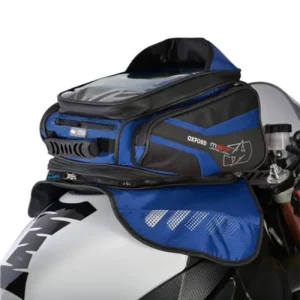 tankbag na motocykl M30R, OXFORD (černý/modrý, s magnetickou základnou, objem 30 l) Oblíbený