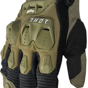 THOR rukavice MX THOR Terrain army zelená/černá Jen Po Omezenou Doba