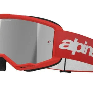 Objednat Nyní Alpinestars brýle VISION 3 WORDMARK, ALPINESTARS (červená, zrcadlové stříbrné plexi)