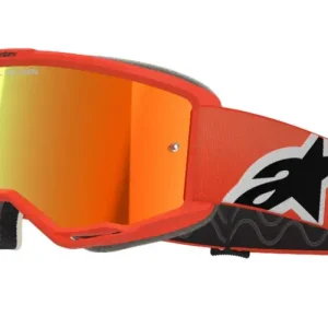 Alpinestars brýle VISION 5 CORP, ALPINESTARS (oranžová, zrcadlové červené plexi) Akce