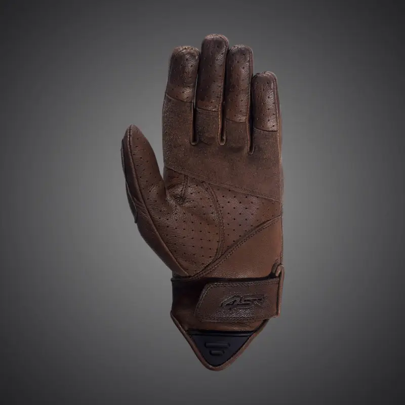 Akce 4SR Dámské kožené moto rukavice Monster brown