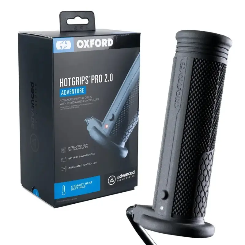 Vysoce Kvalitní vyhřívané gripy HotGrips Pro 2.0 Adventure, OXFORD (integrované ovládání)