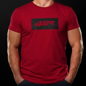 4SR Pánské tričko Logo Carbon Red Cenová Bomba