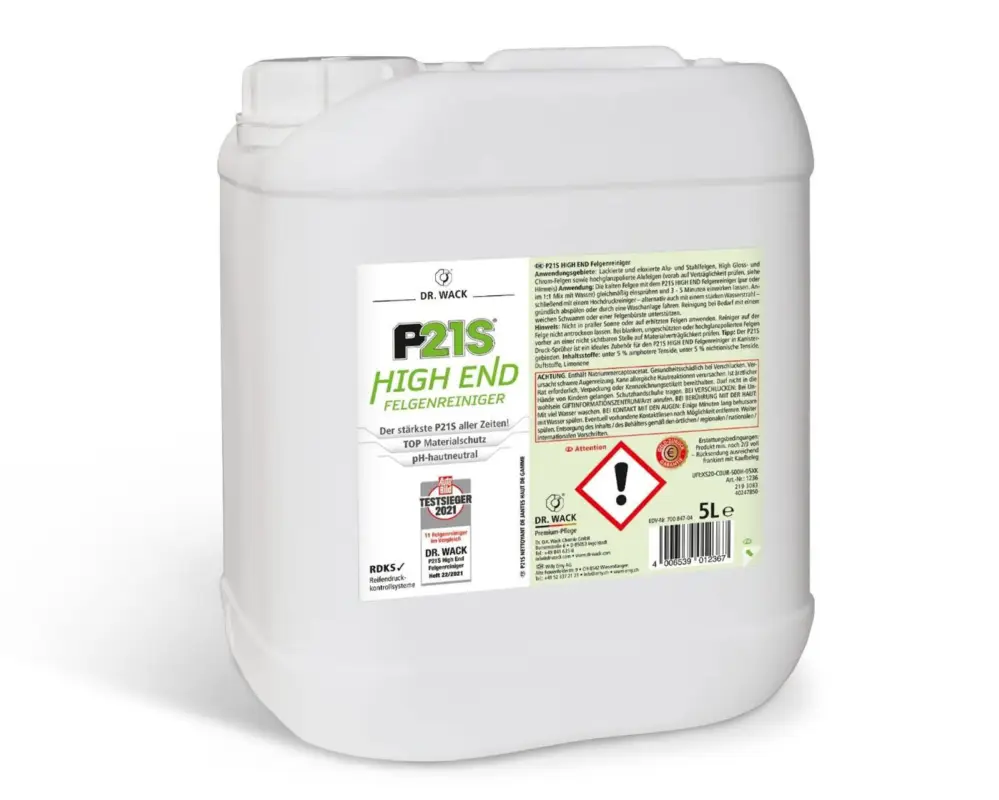 Dr. Wack HIGH END Wheel Cleaner: gelový čistič ráfků kol s reakcí se železitými kontaminanty 5 l Výprodej